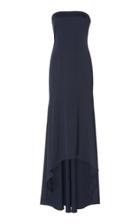 Moda Operandi Akris Strapless Silk Gown Size: 2