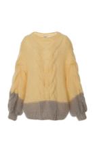 Moda Operandi Loewe Two-tone Mohair Sweater Size: Xs