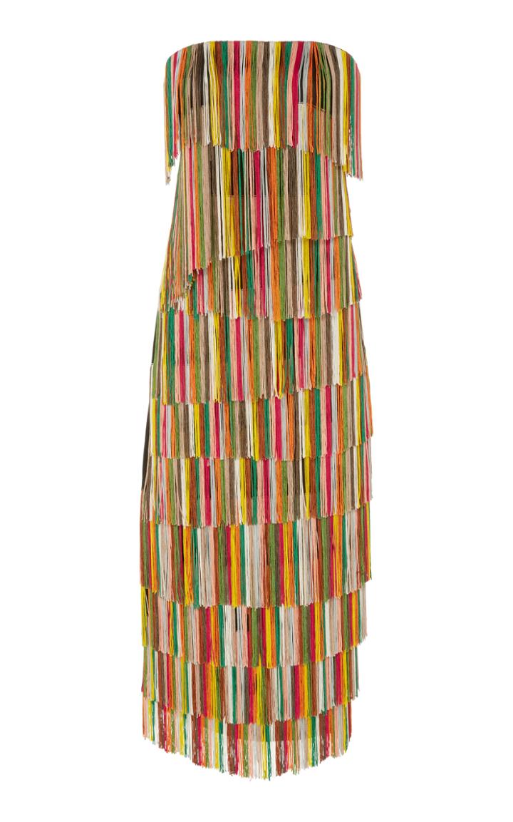 Sachin & Babi Palace Tassel Midi Dress