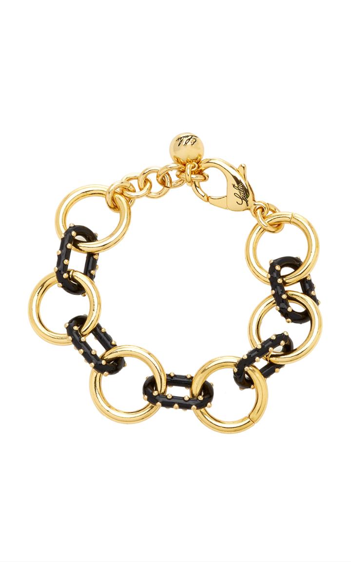 Lulu Frost Trafero Gold-plated And Resin Bracelet