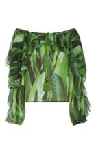 Agua De Coco Folhas Off The Shoulder Blouse