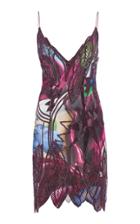 Moschino Printed Jewel-embellished Knee-length Dress