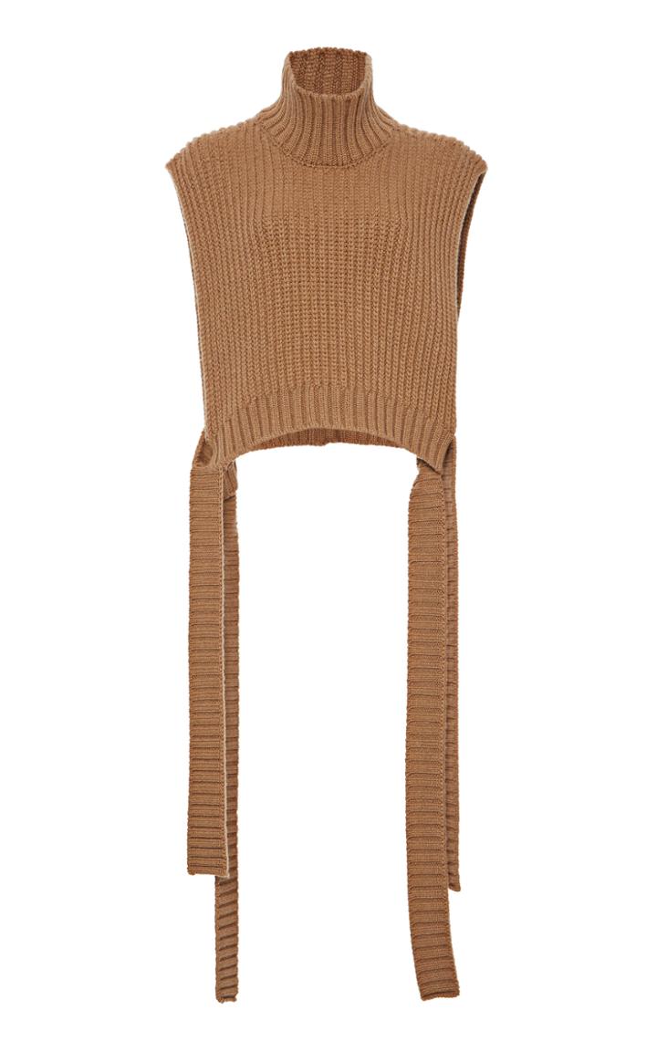 Moda Operandi Alanui Ribbed-knit Cashmere Turtleneck Top