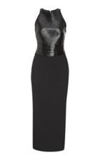 Moda Operandi Brandon Maxwell Metallic Tweed-jersey Midi Dress Size: 2