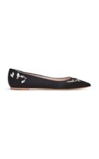 Ralph & Russo Satin Ballerina Flat