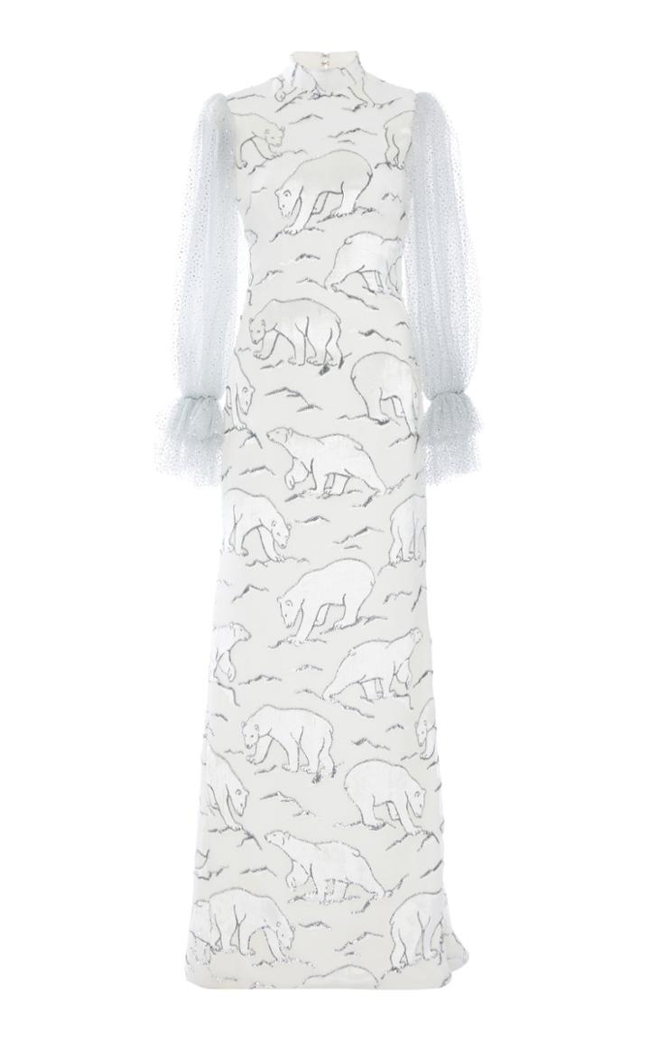 Sandra Mansour Mirroir Glacial Dress