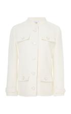 Courrges Wool-blend Crepe Couture Jacket