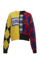 Versace Pattern-blocked Sweatshirt