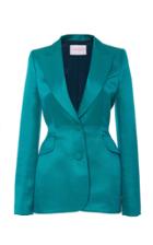 Carolina Herrera Single Breasted Fitted Blazer