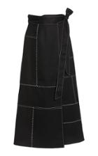 Moda Operandi Gabriela Hearst Alex Woven Linen Skirt