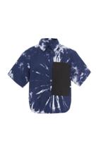 Proenza Schouler Pswl Tie-dye Cotton-poplin Shirt