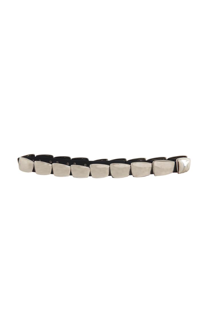 Alberta Ferretti Metal Clip Belt