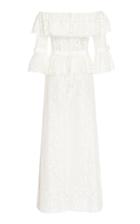 Zuhair Murad Off-the-shoulder Lace Jumpsuit