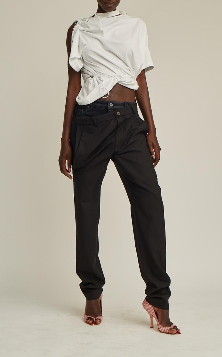 Moda Operandi Y/project Convertible Cutout Cotton T-shirt