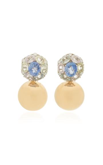 Vram One-of-a-kind Eon Earrings With Pastel Sapphires And Diamonds