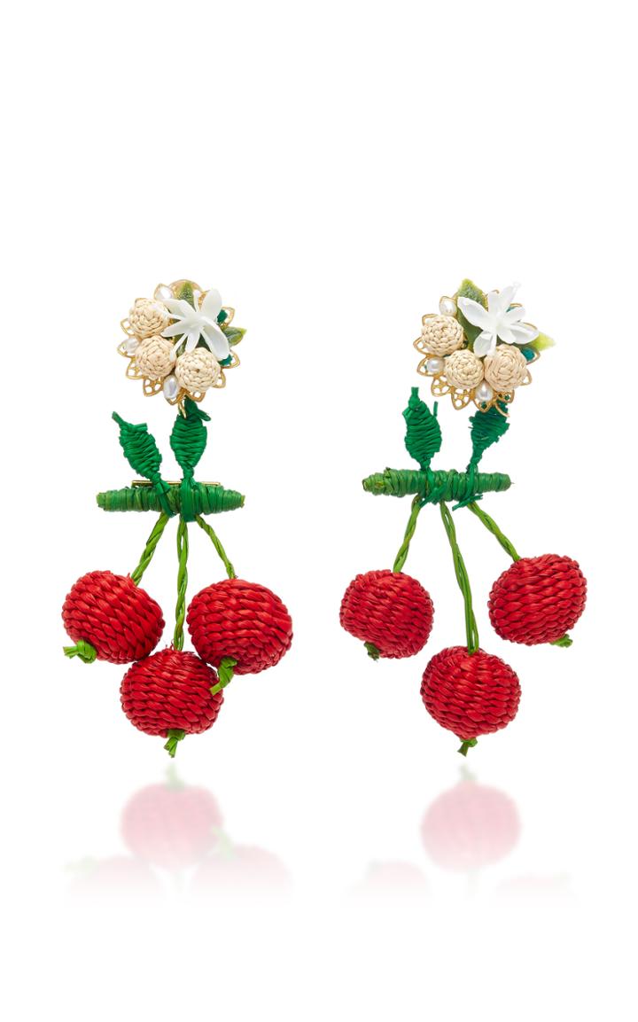 Mercedes Salazar Cereza Silvestre Earrings