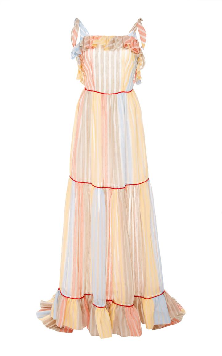 Markarian Sirena Ruffle Gown