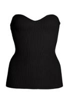 Khaite Lucie Ribbed Stretch-knit Top Size: S