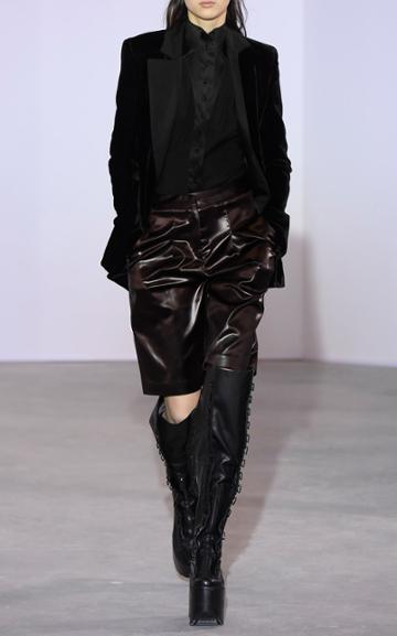 Olivier Theyskens Front Pleated Short