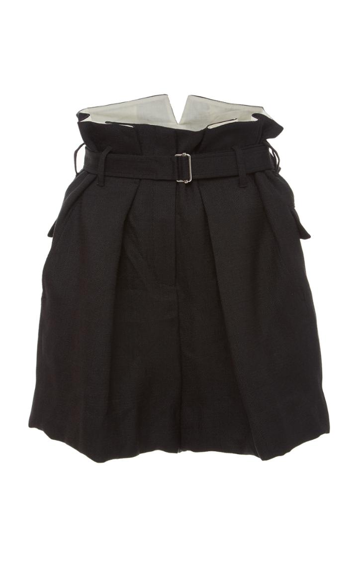 Albino Teodoro Belted Shorts