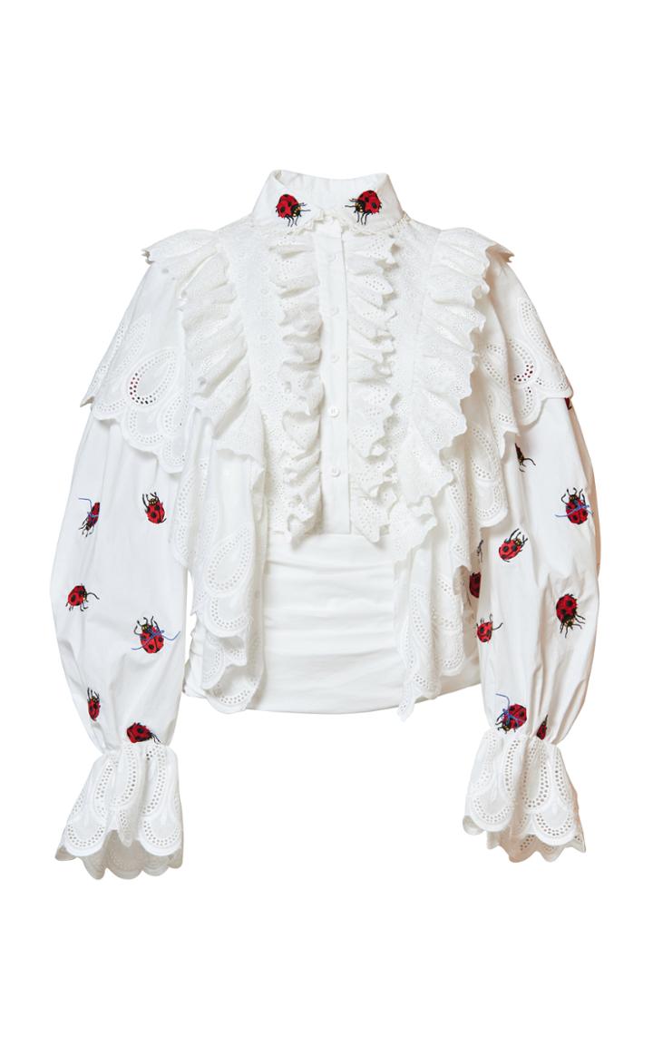 Romance Was Born Sisterhood Broderie Blouse