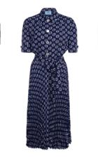 Moda Operandi Prada Printed Short Sleeved Dress Size: 38
