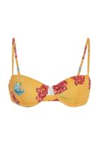 Onia Floral-print Balconette Bikini Top
