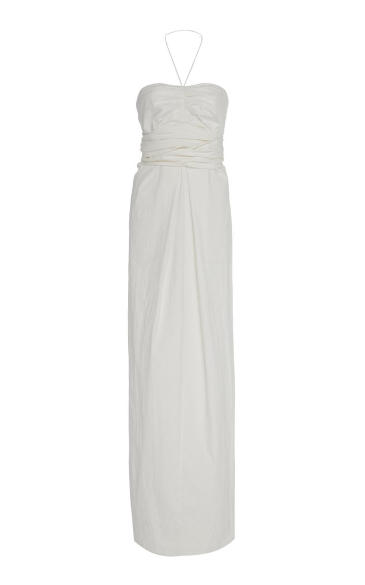 Georgia Alice Valentina Strapless Cotton-stretch Gown