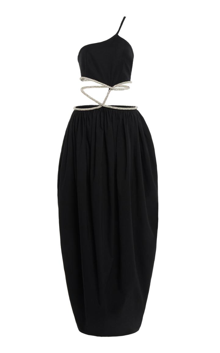 Christopher Esber Crystal Tie Cocoon Dress