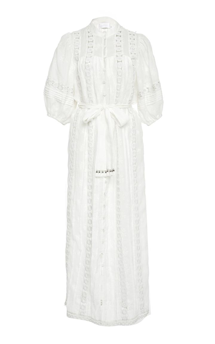 Zimmermann Castile Flower Midi Dress