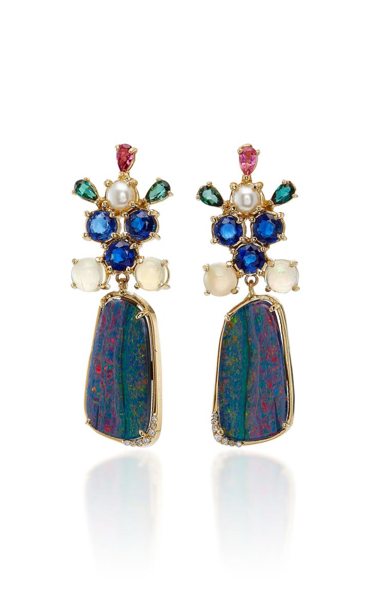 Eden Presley One-of-a-kind Boulder Kyanite Earrings