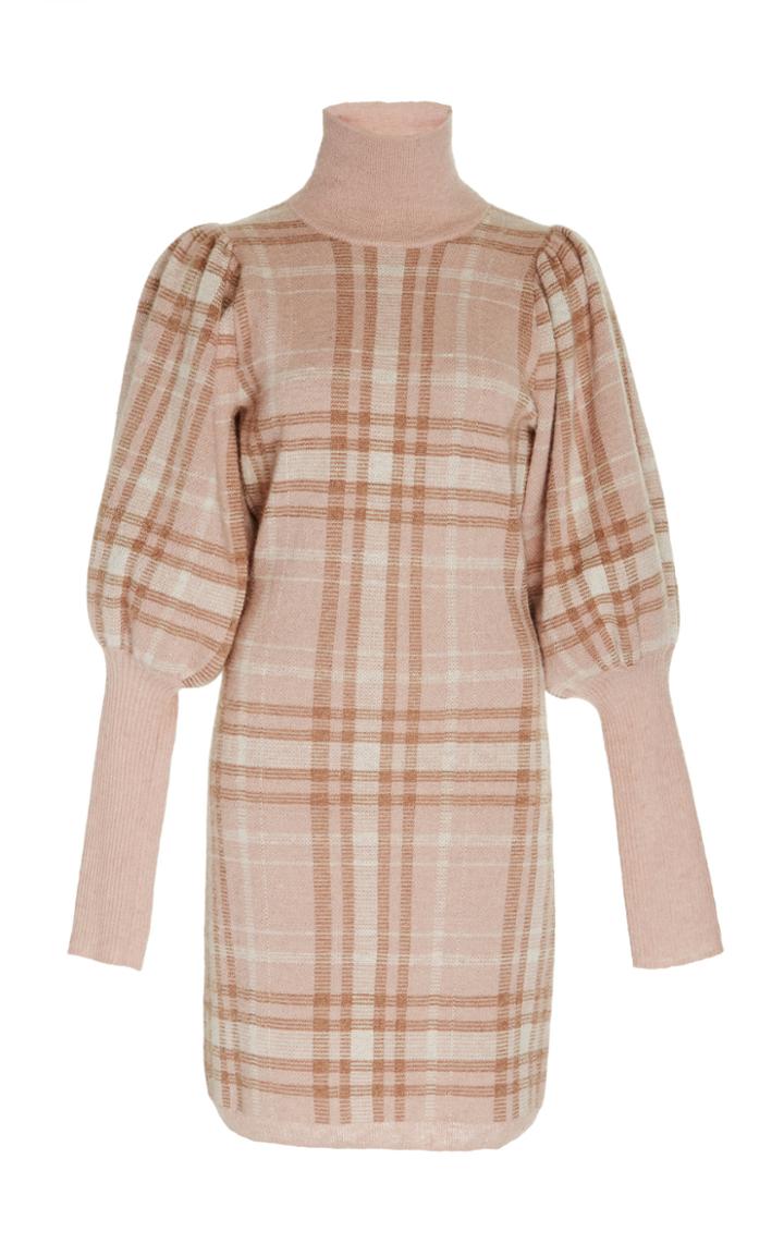 Zimmermann Unbridled Check Sweater Dress