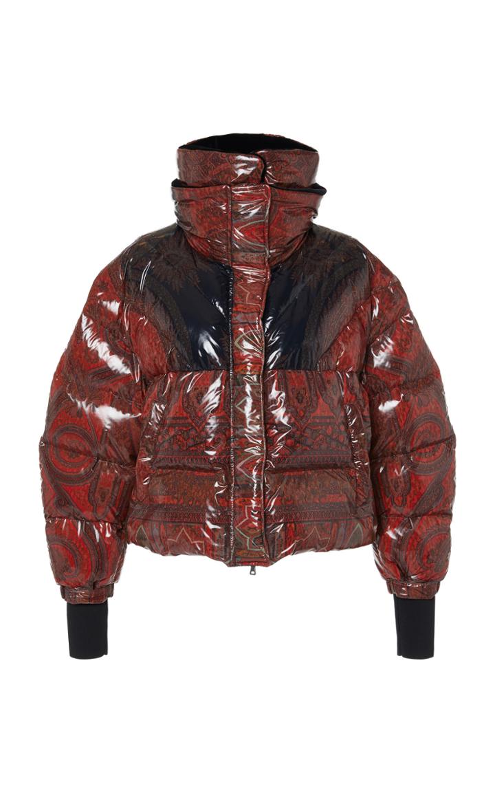 Etro Paisley Shell Puffer Jacket