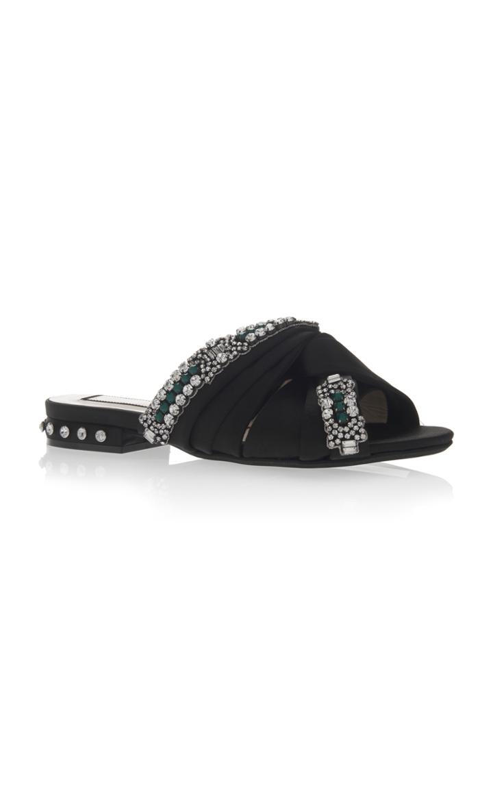 N 21 N&deg;21 Knotted Embellished Slide