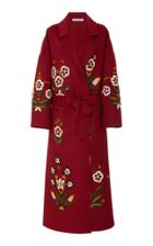Oscar De La Renta Floral Coat