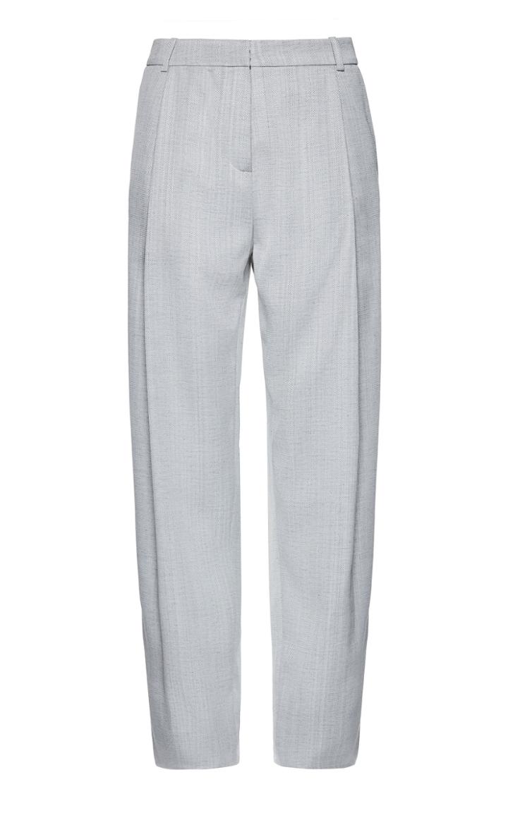 Moda Operandi Magda Butrym Totness Basket-weave Wool Slim Pants Size: 34