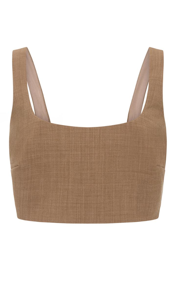 Moda Operandi Anna Quan Addy Wool-blend Cropped Top