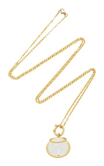 Michelle Fantaci Echo Crystal Ball Necklace