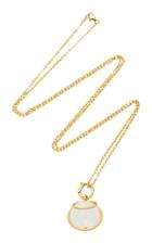 Michelle Fantaci Echo Crystal Ball Necklace