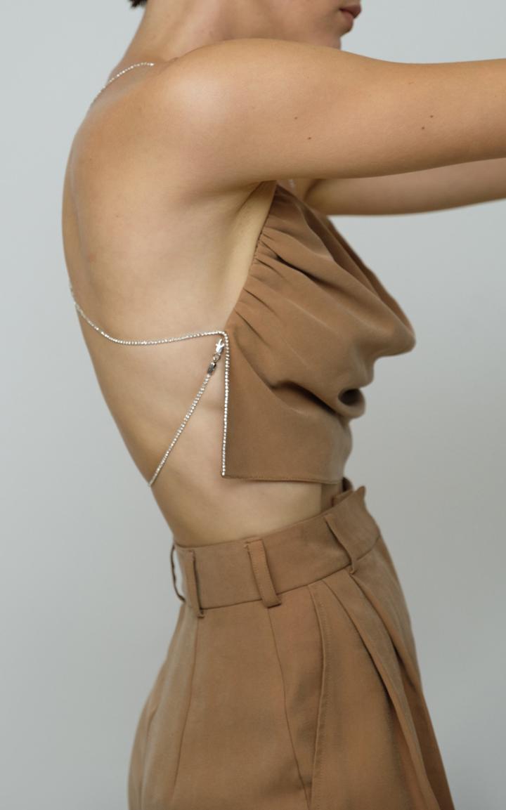 Moda Operandi Kalmanovich High Waist Camel Trousers