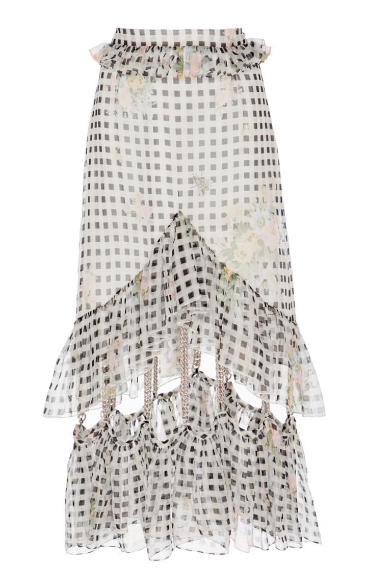 Christopher Kane Gingham Chain Skirt