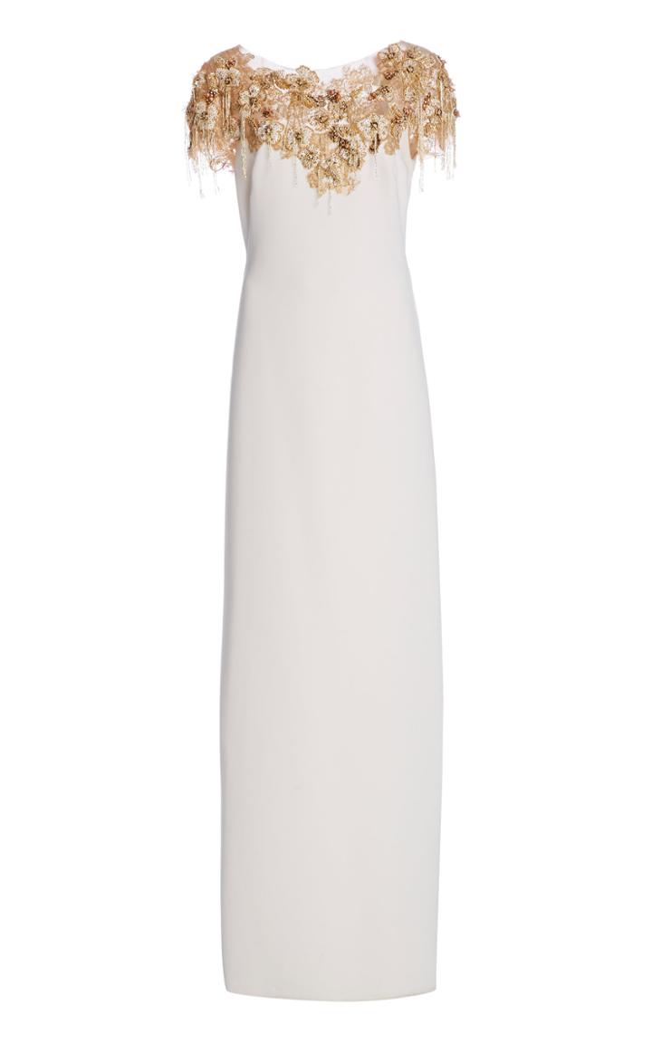 Moda Operandi Marchesa Sequined Crepe Dress
