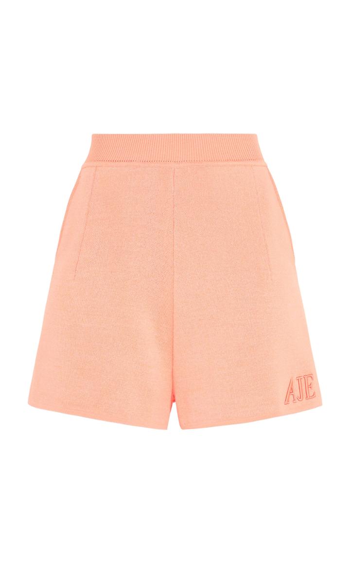 Moda Operandi Aje Lucia Logo Embroidered Shorts