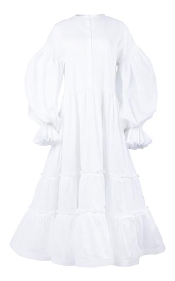 Moda Operandi Leal Daccarett Cerise Cotton Dress