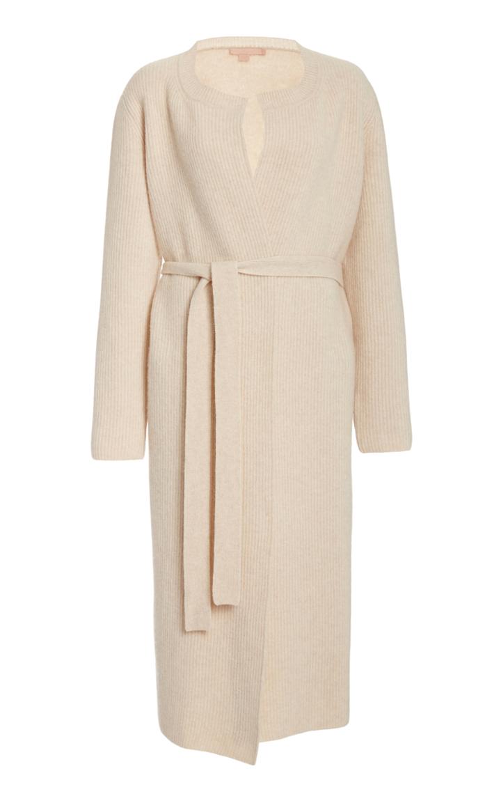 Brock Collection Belted Wool-cashmere Cardigan