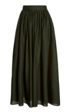 Moda Operandi Matteau Cotton Poplin Full Maxi Skirt