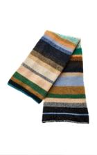 The Elder Statesman Stripe Oversized Cashmere Scarf