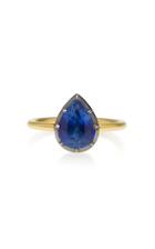 Jessica Mccormack Pear Sapphire Button Back Ring