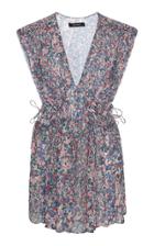 Moda Operandi Isabel Marant Oaxoli Sleeveless Printed Silk Dress Size: 34