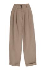 Mara Hoffman Liv Linen-blend Straight-leg Pants
